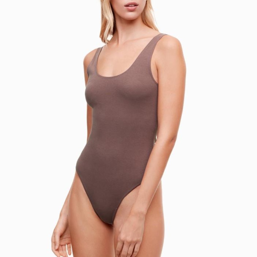 Wilfred Free Leila Thong Tank Bodysuit in Caban